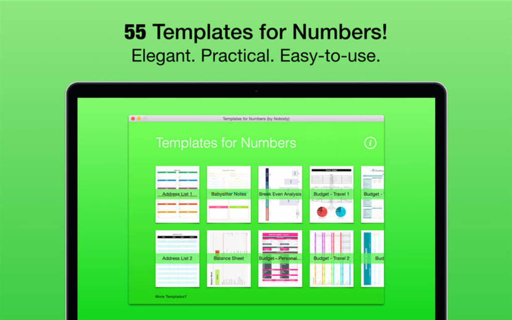 numbers for mac business templates